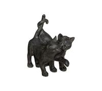 Atmosphera – Statuette décorative Gatitos (résine) couple de chatons 15 cm Noir