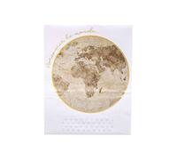 Sticker Plat Mural Loft 70x87cm Naturel & Blanc