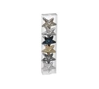 Atmosphera – Sujet de Noël Rando 6 pièces 7 cm Bleu & Champagne