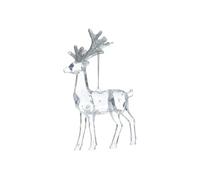 Sujet de Noël Renne Jardin Enchanté 14cm Transparent
