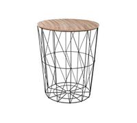 Créateur d'intérieur - Table d'Appoint Design "Kumi" 57cm Noir