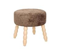Créateur d'intérieur - Tabouret d'Appoint Chenille "Spolo" 39cm Tonka