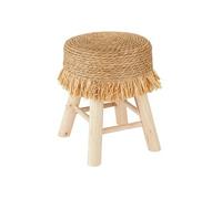 Créateur d'intérieur - Tabouret d'Appoint Rond "Gimpo" 40cm Naturel