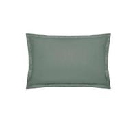 Atmosphera – Taie d'oreiller en coton – Vert céladon 50 x 70 cm