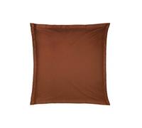 Atmosphera - Taie d'oreiller Carrée Carina 63 x 63 cm Coton 57 Fils/cm², Finition Volant Plat - pour Chambre, Linge de Lit