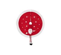 Atmosphera Créateur d'intérieur - Tapis de Sapin Déco "Père Noël" 90cm Rouge Rouge G