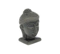 Créateur d'intérieur - Tête Bouddha Déco en Céramique "Yola" 22cm Gris