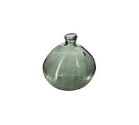Créateur d'intérieur - Vase Ballon en Verre Recyclé "Uly" 33cm Kaki