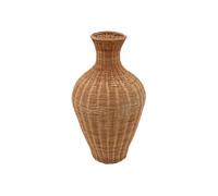 Atmosphera – Vase déco Melia en rotin H70 cm beige