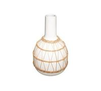 Vase Rotin Design Blanc