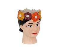 Atmosphera - Vase tête de Femme yuca céramique h18,2cm