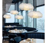 Créatif 3D Nuage Pendentif Lumière - Abat-Jour PVC Coton Lustre Plafonnier Pour Salle À Manger, Salon, Centre Commercial