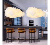 Créatif 3D Nuage Pendentif Lumière - Abat-Jour PVC Coton, Lustre Plafonnier Pour Salle À Manger, Salon, Centre Commercial