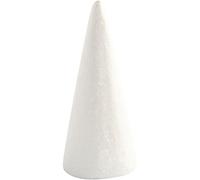 Creativ 543600 Lot de 5 cônes en polystyrène Blanc 14,5 cm Salle à manger