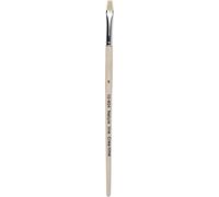 Nature Line Wooden Brushes No. 4, Short Handle, 12pcs.
