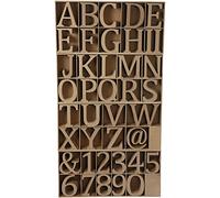 Creativ Chiffres, lettres et signes en bois