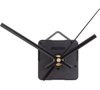 Creativ Company 13003 Horloge Murale (Pile AA 1,5 V) Noire (55 x 55 x 15 cm), Noir