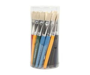 Creativ Company Flat Small Brushes, 30pcs.