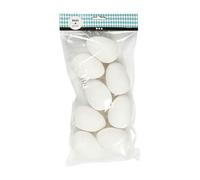 Creativ Company Goose Eggs White, 8st.