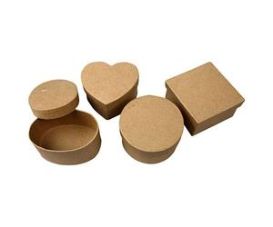 Creativ Company Storage Boxes Papier Mache, 28st.