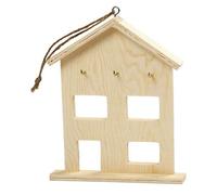 Creativ Company Wooden Key Box With 3 Hooks