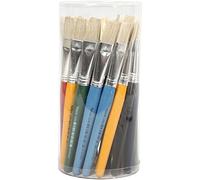 Creativ Company Flat Small Brushes, 30pcs.
