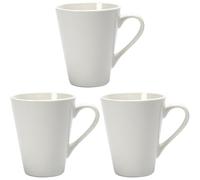 Creativ Tasses, blanc, H: 10 cm, d 5-8 cm, 1 pièce (Lot de 3)