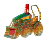 Creative 3D Tractor Wine Bottle - Glass Tractor Decanter | Elegant Liquor Storage Ornament for Bar Counter, Home Party, Office, Kitchen | Perfect Whiskey Lovers Gift for Men, Women, Birthday