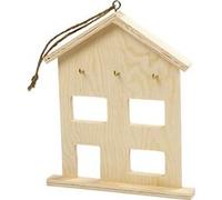Creativ Company Wooden Key Box With 3 Hooks