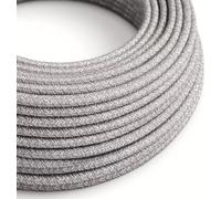 Creative-Cables Câble d'alimentation en tissu DALI d'origine 5 x 0,75 mm² (50 m, RN02 gris)
