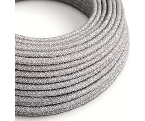 Creative-Cables Câble d'alimentation en tissu DALI d'origine 5 x 0,75 mm² (50 m, RN02 gris)