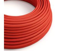 Creative-Cables Câble d'alimentation en tissu DALI d'origine 5 x 0,75 mm² (50 m, rouge RM09)