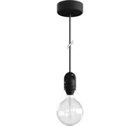 Creative-Cables EIVA : suspension pour abat-jour d'extérieur avec câble textile de 1,5 m, rosace et douille IP65 résistante à l'eau
