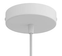 Lustre - Creative Cables - KRM57FCVBO - Rosace métallique cylindrique - Blanc - Intérieur
