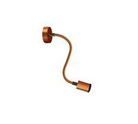 creative cables Lampe Mini Spot Spotlight GU1d0 Flex 30 Murale ou de Plafond - avec Ampoule, Cuivre satiné