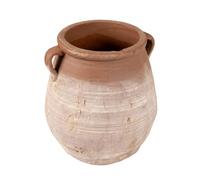 Creative Co-op Urne en Terre Cuite, Orange, 35,6 cm de Haut