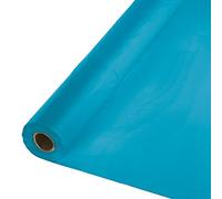 Creative Converting 318895 Plastic Table Cover Banquet Roll, 100 ', Menthe Fraîche