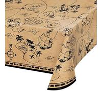Creative Converting Nappe de Table en Plastique Motif Pirate 137 x 259 cm