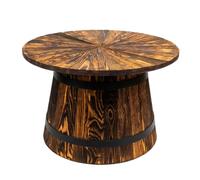 CREATIVE COOPER Table Basse Ronde, Chêne brûlé | Ø 65 cm