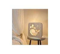 Creative Craft Décoration Lampe en bois Led Lumière Veilleuse Lampe de table wedazano445 G