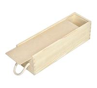 Creative Deco Boîte Caisse à Vin en Bois | Cadeau Vin Mariage | Boite Rangement | 1 Bouteille | 36 x 11 x 9,8 cm | Coffret Vin | Boite Cadeau | Coffret Cadeau Homme | Cadeau Femme