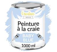Peinture à la Craie - CREATIVE DECO - Bleu Bébé - 1L - Mat - Lavable