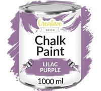 Creative Deco Peinture à la Craie Lilas 1L Mat et Lavable Idéal Rénovation de Meubles en Bois Peinture Mur Interieur