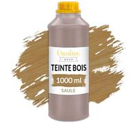 Creative Deco Teinte Bois Saule 1L | Teinture à Séchage Rapide | Haute Efficacité | Protection de Surface | Vernis Bois Exterieur et Interieur | Non Toxique et à Base d'eau