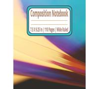 Creative Essentials Composition Notebook - 110 Pages, College, School, Employee & Work Ruled, 7.5"x9.25": Ruled Writing Notebook | College, School, ... & Journals | 110 Pages | 7.5X9.25 Inches