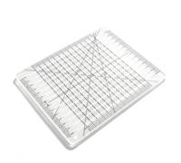 Creative Grids Règle de Quilting Carrée Avec Grille Noire Pour Couture et Patchwork, Modèle de Coupe de Tissu
