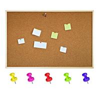 Creative Home 30 x 40 cm Tableau Liege Mural | Cadre de Pin à Épingles | Panneau pour Bureau, Cuisine, Chambre, Cafe, Maison, Ecole