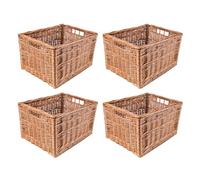 Creative Home 4x Panier de Rangement en Osier 40 x 30 x 24 cm (+/- 1cm)