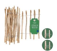 Creative Home 5m Clôture en Bois de Noisetier | Hauteur : 35 à 120cm | Bordure