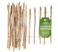 Creative Home Clôture en Bois de Noisetier de 70 cm de haut et 5 m de long